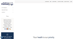 Desktop Screenshot of hcpharmacyinc.com