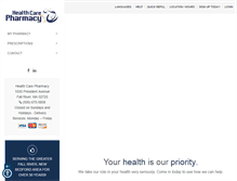 Tablet Screenshot of hcpharmacyinc.com